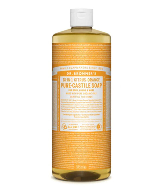 18-IN-1 cítrico-naranja pure castile soap
