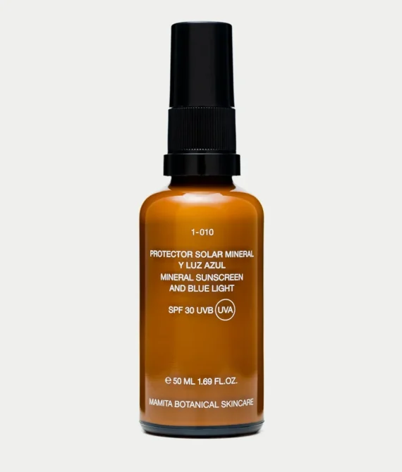 Protector solar y luz azul SPF 30 UVB-UVA Mamita botanical
