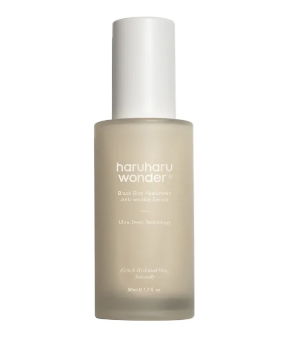 Black rice hyaluronic anti wrinkle serum